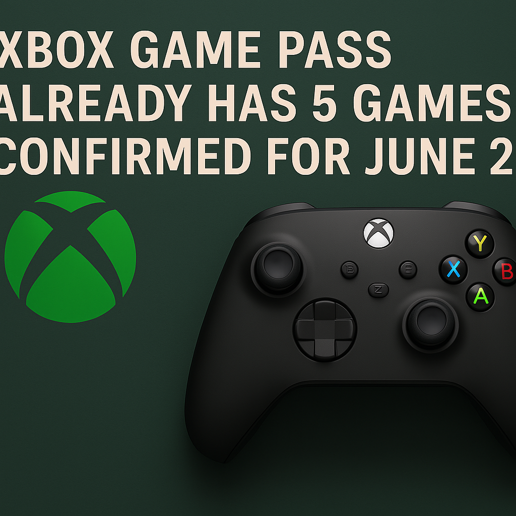 Xbox Game Pass Already Has 5 Games Confirmed for June 2025